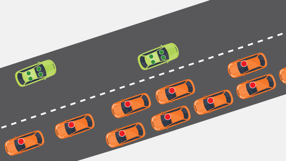 Med selvkjørende og vanlige biler sammen på veien, vil vi få nye trafikale utfordringer, viser undersøkelser gjort av Cowi.