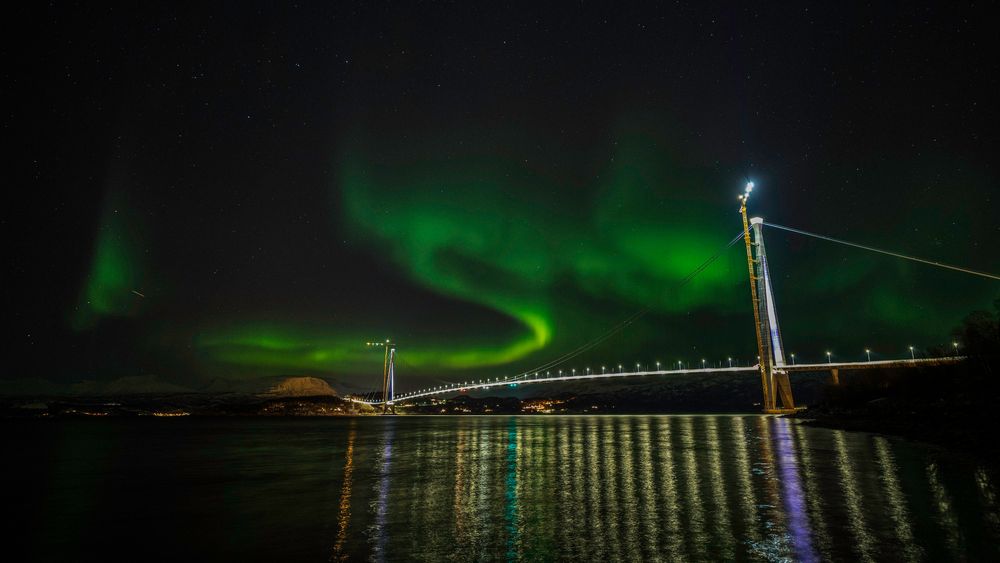 Hålogalandsbrua i all sin prakt.