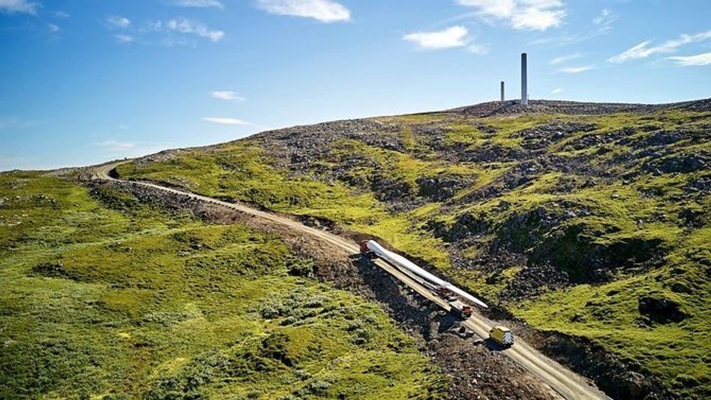 Ånstadblåheia i Sortland kommune i Vesterålen har en kapasitet på 50 MW. 