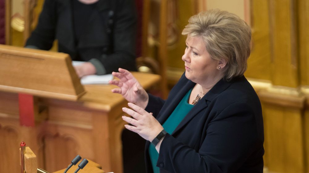 Statsminister Erna Solberg (H) måtte svare på kritiske spørsmål om de høye strømprisene i onsdagens spørretime.
