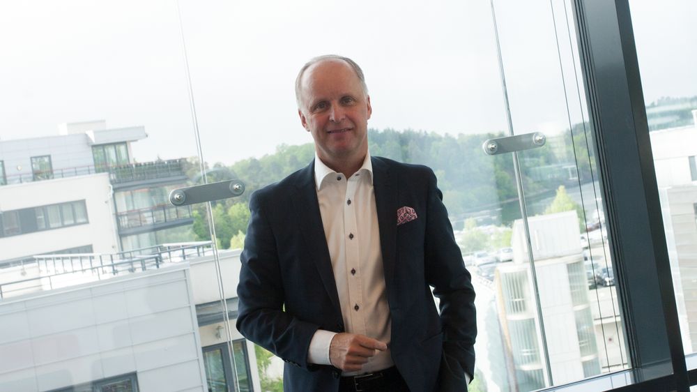 Tietos konsernsjef Kimmo Alkio varsler endringer for å styrke fremtidig konkurranseevne. Arkivfoto fra norgeskontoret på Skøyen i Oslo.