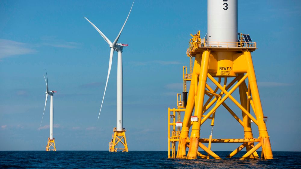 Block Island er den første kommersielle havvindparken i USA. Den lille parken på 30 MW ligger i havet utenfor Rhode Island. Equinor planlegger noe langt større.