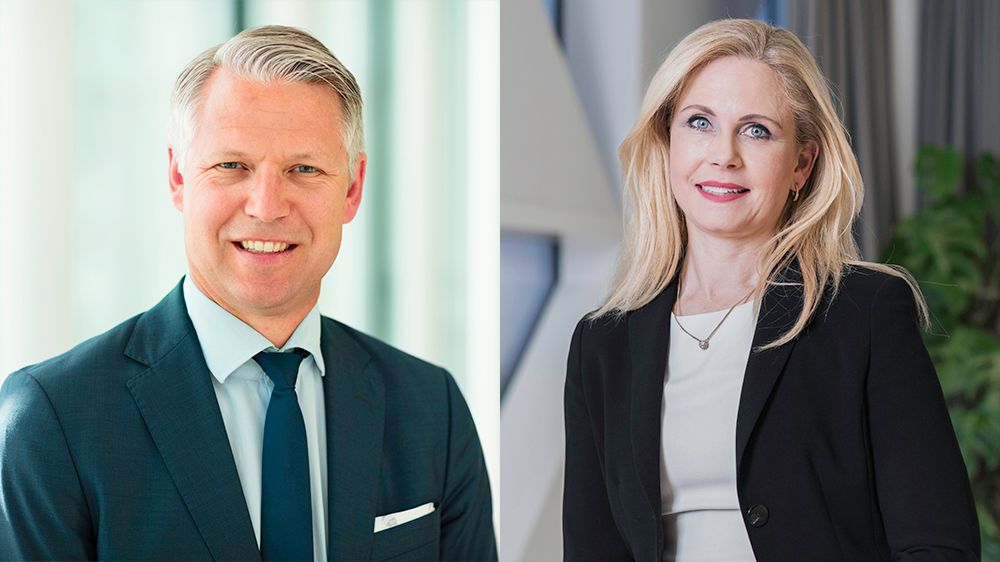 Johan Torstensson forlater Ericsson og Karin Schreil forlater Fujitsu. Begge blir nå konserndirektører med plass i Evrys konsernledelse.