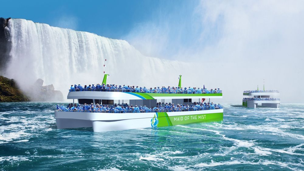Maid of the Mist opererer to fartøy som frakter turister opp til Niagara Falls i USA. I løpet av året blir de helelektriske med norsk ABB-teknologi. 