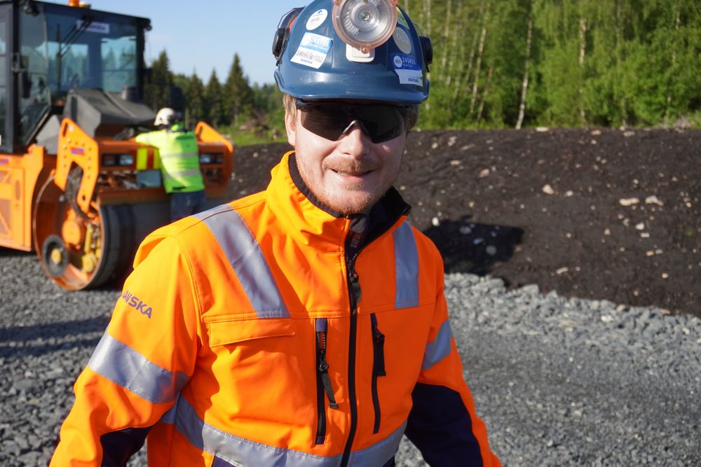  Bjørnar Høistad, er Skanska asfalts ansvarlige på den store asfaltjobben.