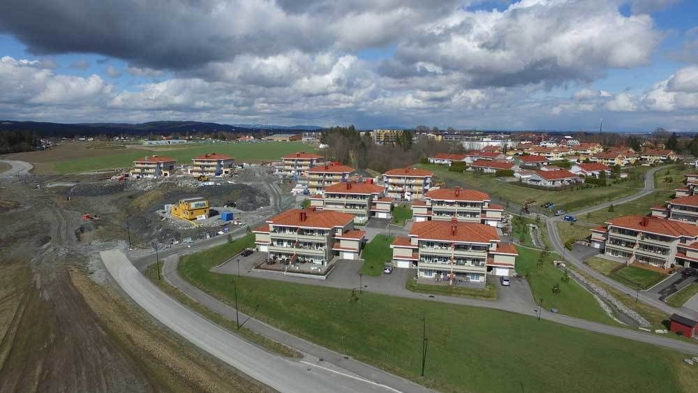 Boligprosjektet Nystulia i Gjerdrum kommune var et av Nygaard Byggs mange referanseprosjekter.