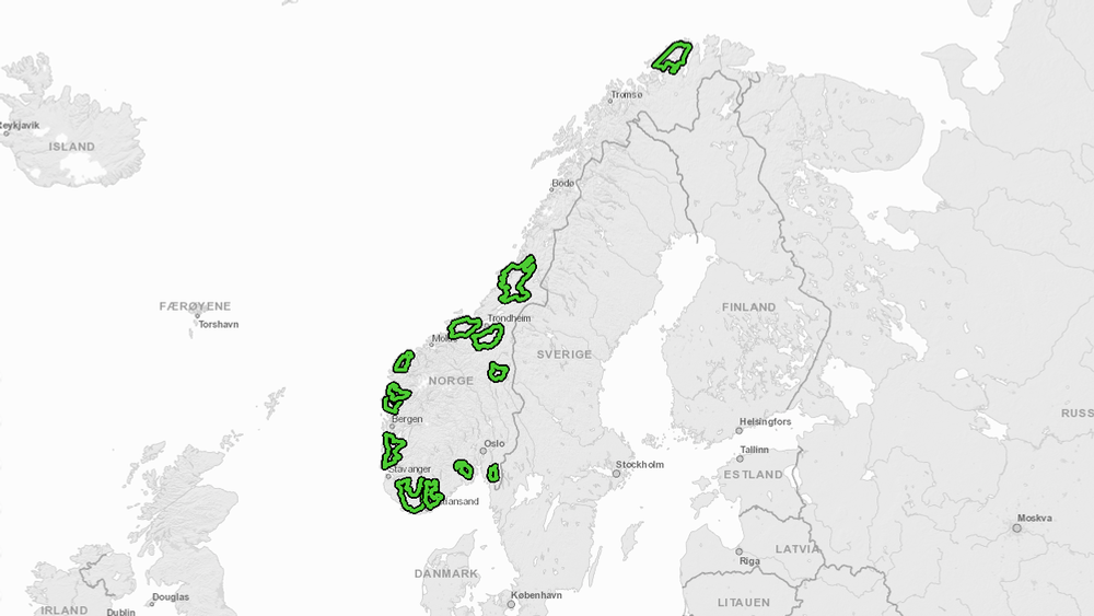 NVE har pekt ut 13 områder som best egnet for vindkraft i Norge i deres forslag til nasjonal ramme. I området i Vest-Finmark er det ni reinbeitedistrikt.