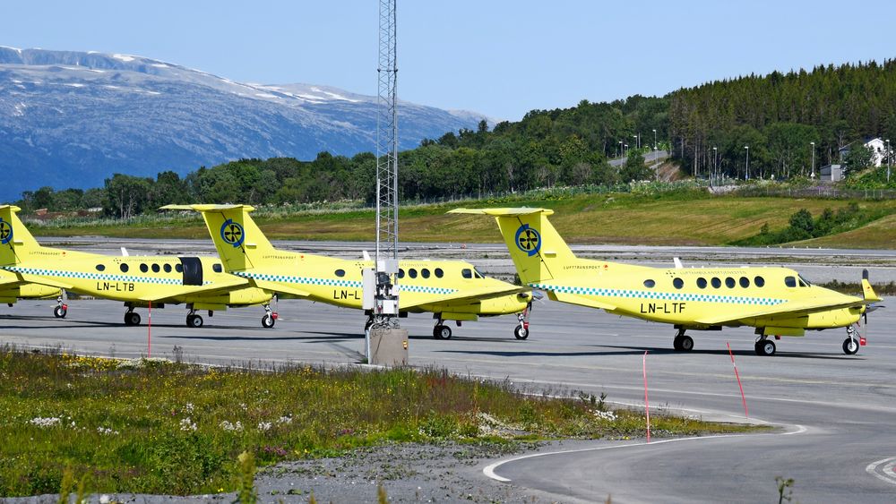 Fly fra Luftambulansetjenesten i Tromsø. Flyene opereres av Babcock Scandinavian AirAmbulance AS.