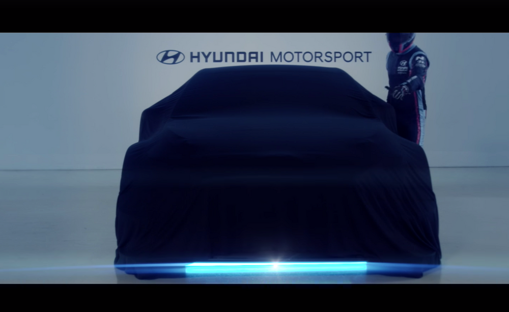 Hyundai Motorsport har en ny villkatt på gang. Foreløpig er dette alt de vil vise. 