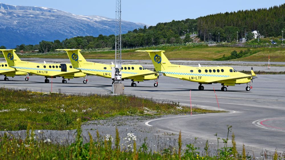Fly fra Luftambulansetjenesten i Tromsø. Flyene opereres av Babcock Scandinavian AirAmbulance AS.