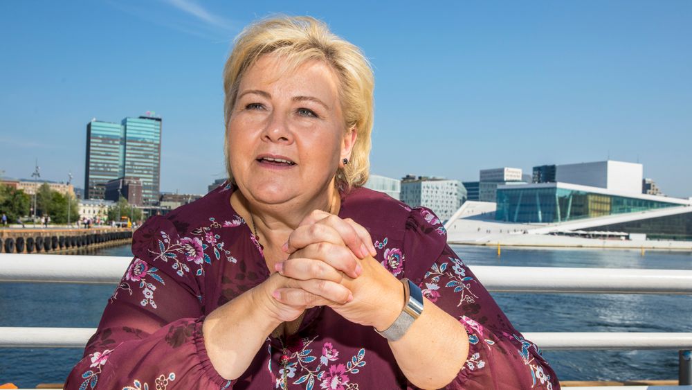 Med bompengestriden parkert, er statsminister og Høyre-leder Erna Solberg omsider klar for å brette opp kjoleermene og drive valgkamp. Hun håper en liste på åtte løfter skal overbevise velgerne, blant dem et løfte om egne klimaplaner i alle Høyre-styrte kommuner.