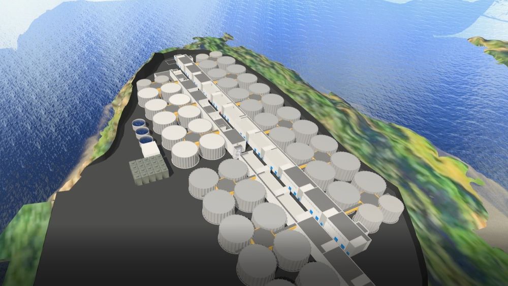 Salmon Evolutions anlegg på land i Romsdal skal etter planen koble seg på strømforsyningen til Orman Lange.