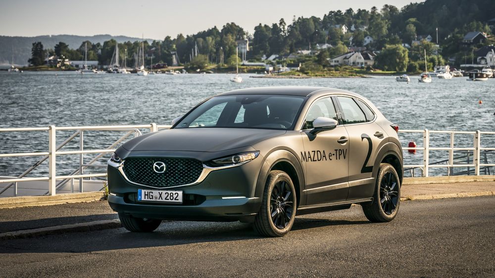Mazda valgte Oslo da de skulle snikvise sin kommende elbil. 