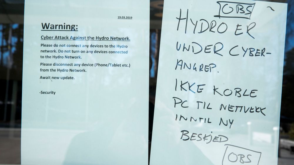 Norsk Hydro varsler alle sine ansatte om ikke å slå på pc da de er under et dataangrep.