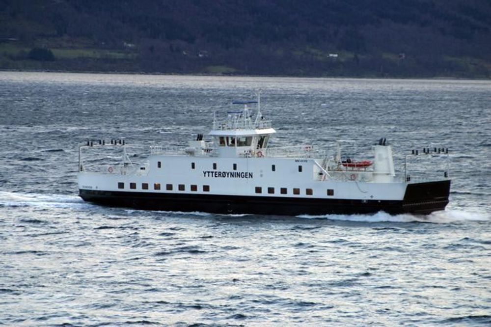 MF Ytterøyningen ble levert fra Fiskerstrand Verft i2006. Foto