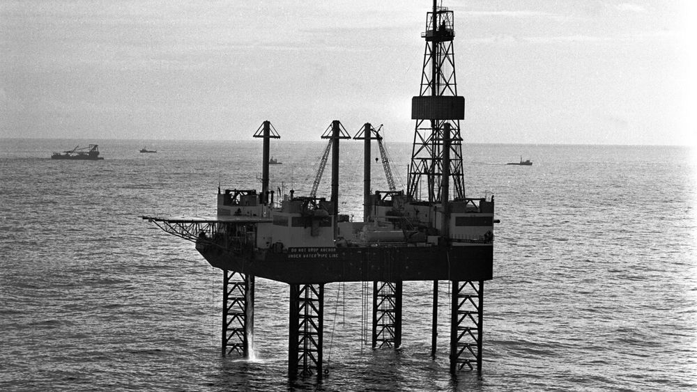 Oljeboringsplattformen Gulftide på Ekofiskfeltet.