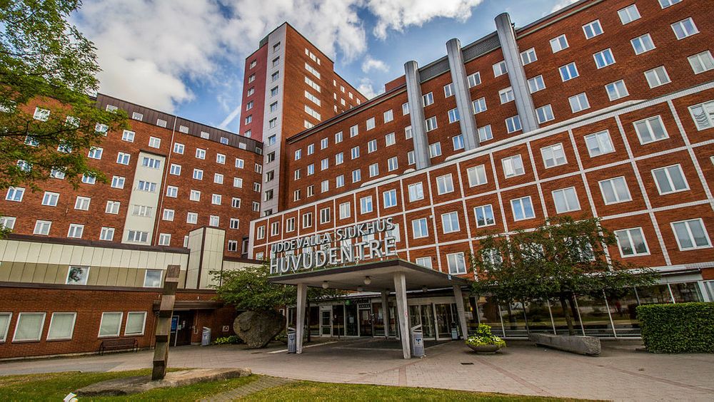 Uddevalla Sjukhus er blant helseinstitusjonene som er rammet av en voldsom mengde harddiskhavarier.