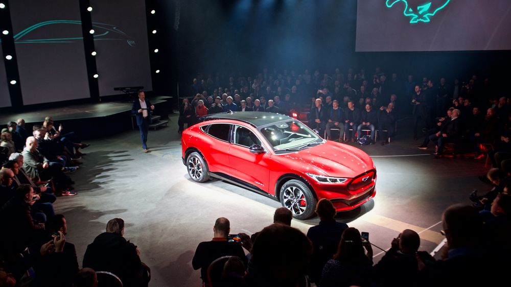 Ford inviterte journalist og de 15.000 som har satt seg på interesseliste i Norge på visningen av Ford Mustang Mach-E.