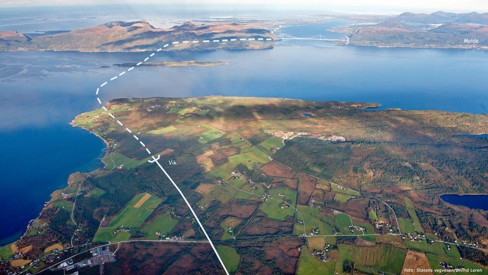 Vegvesenet har fattet en endelig beslutning om hvordan E39 skal krysse Romsdalsfjorden: Det blir Møreaksen, med undersjøisk tunnel og hengebru.