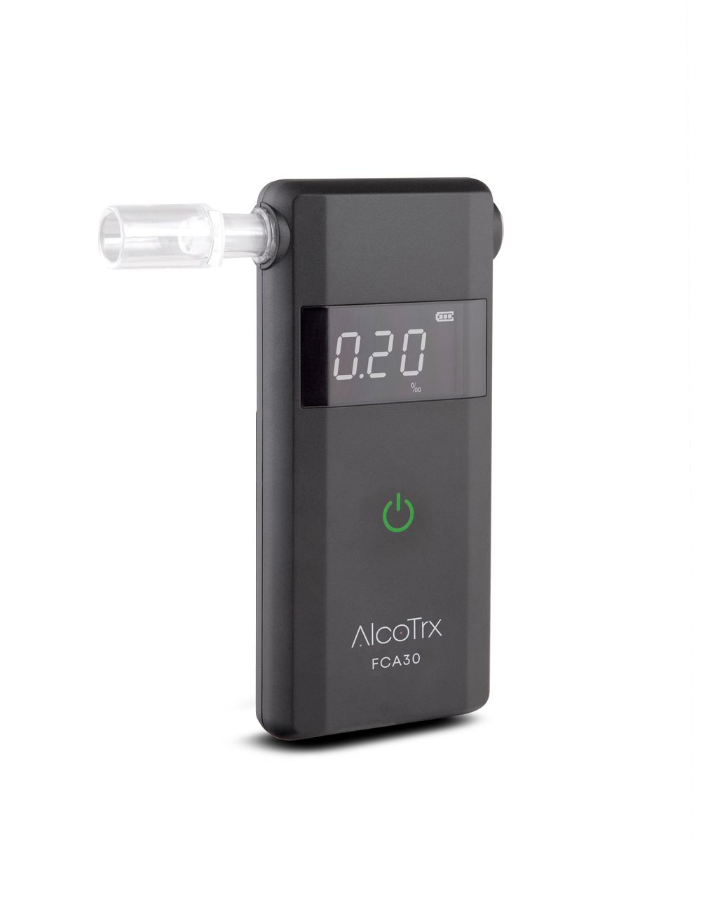 Promillemåleren Alcotrx FCA30 har brenselcelleteknologi som temmelig nøyaktig kan fortelle deg hvor mye promille som flyter rundt i blodet ditt når du skal hjem fra fest.