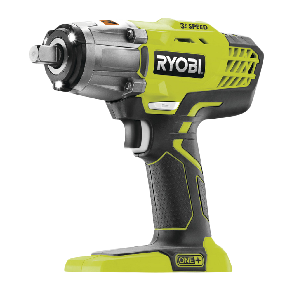Ryobis R18IW3-0 kan både ta seg av hjulboltene, tunge skruer og muttere.