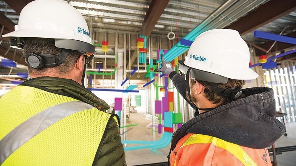 Trimble Connect bruker Microsofts Hololens-briller til sine virtuelle applikasjoner for byggebransjen.