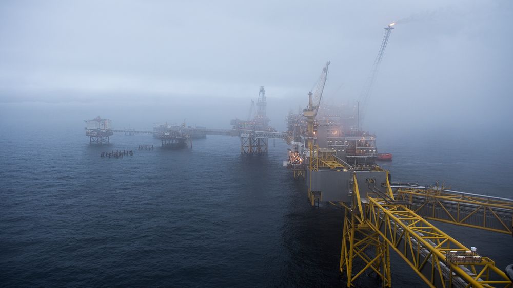 Ekofisk-feltet i Nordsjøen. Antallet petroleumsstudenter på NTNU har økt de siste årene.
