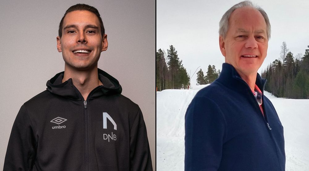 Steffen Willumsen, kommersiell leder i e-sportlaget Nordavind A/S og Morten Holsve Johansen, teknologisjef i Lenovo Norge.