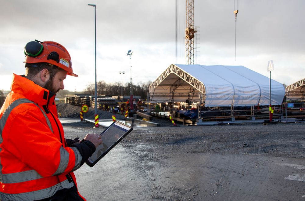 – BIM gjør det enklere å ha kontroll. Vi kan registrere produksjonen direkte inn via iPad eller iPhone mens vi er på arbeidsplassen, sier produksjonsplanlegger Anders Idland.