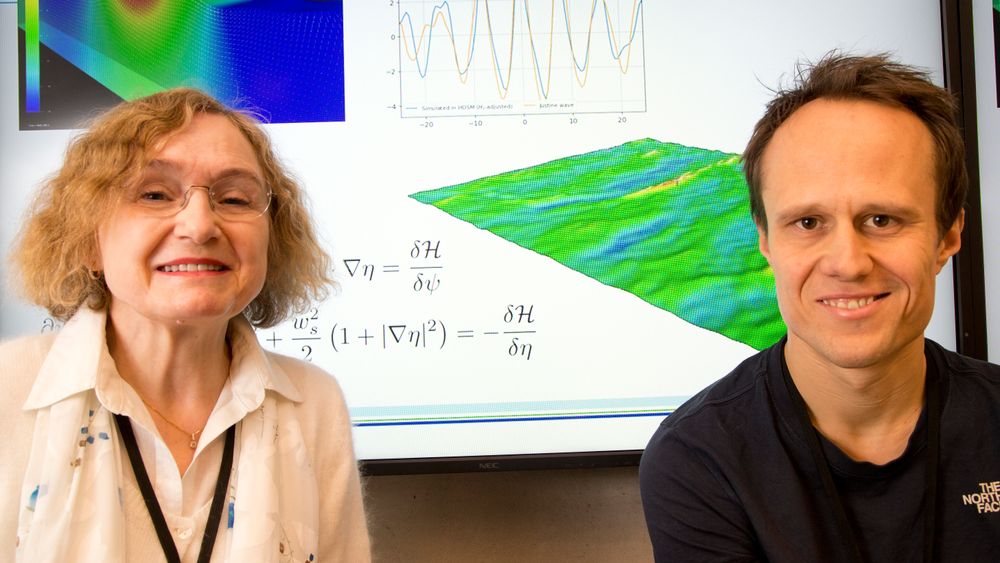 Med matematiske formler og simuleringer finner bølgeforskerne Odin Gramstad og Elzbieta Bitner-Gregersen i DNV GL ny kunnskap om monsterbølgene. 