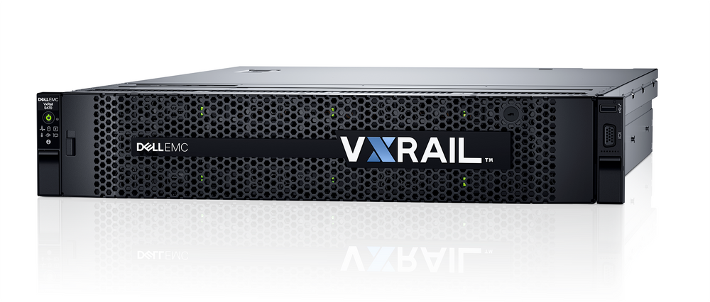 En VxRail fra Dell er på 2U. Seks noder, altså 12U var nok til å overta for 200 servere i Porsgrunn.