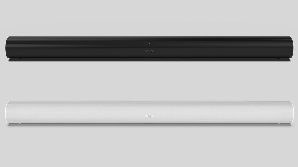 Velg farge: Du kan velge på den nye Dolby Atmos klare lydplanken Arc fra Sonos. Valget står mellom sort og hvit.