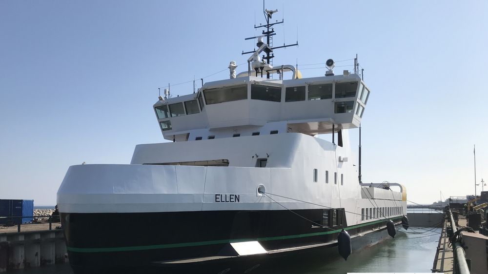 E/F Ellen er satt inn på sambandet Søby på Ærø til Fynshavn på Fyn. Distansen er 22 nautiske mil tur-retur, og går på en lading. 