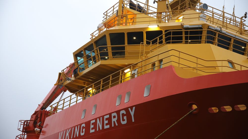 Viking Energy kan bli verdens første skip som bruker ammoniakk og brenselceller for nullutslipps drift. 