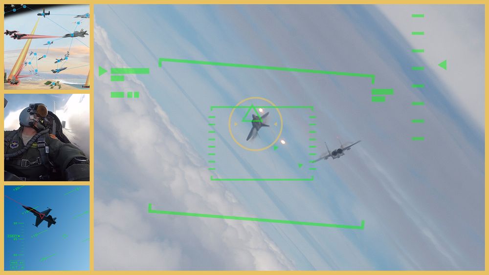 Illustrasjonsfoto fra Darpa-programmet «Air Combat Evolution».