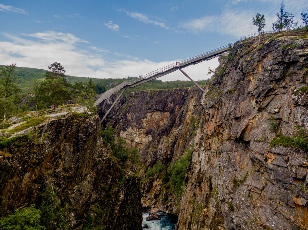 I morgen åpner Statens vegvesen ny turistvei attraksjon med trappebru over Vøringsfossen.