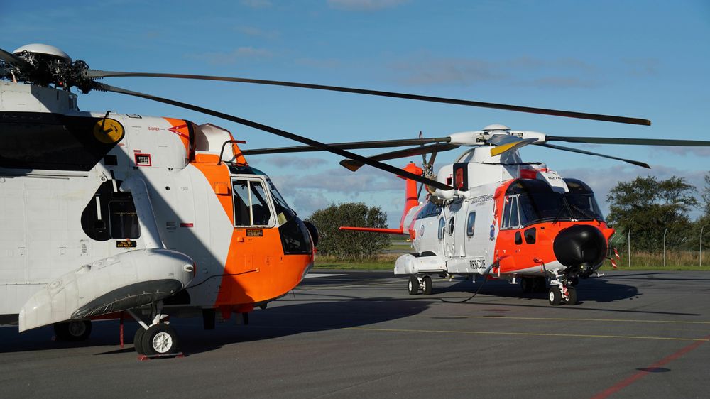  Norges nye redningshelikoptre AW101 Sar Queen tar over jobben etter Sea King. 