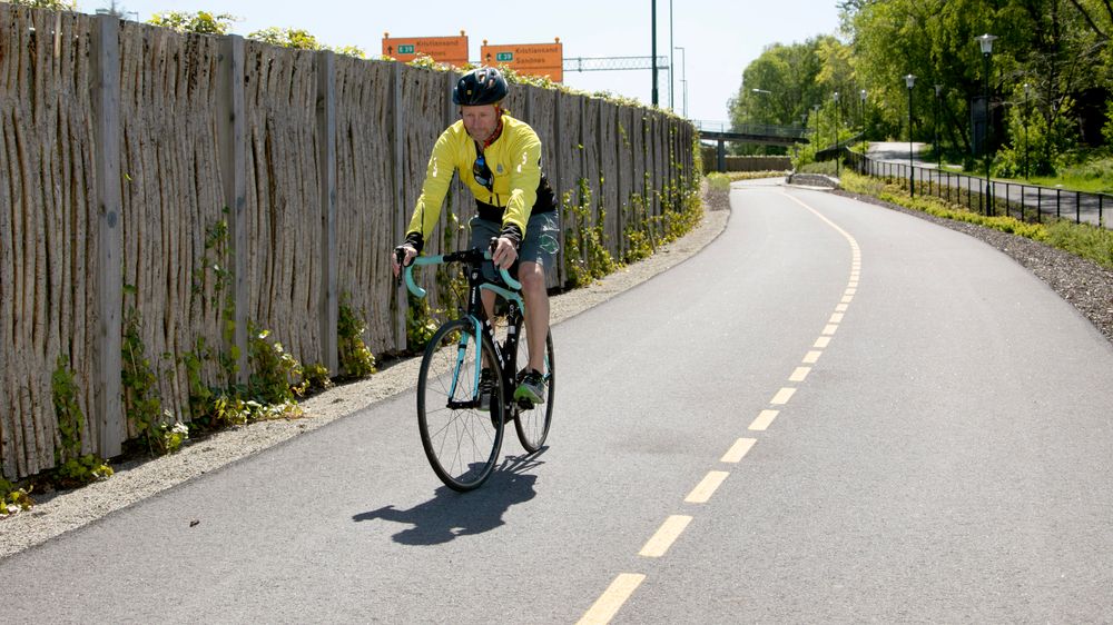 Nå er «motorveien» for syklistene klar. Her skal det være trygt å sykle i  høy fart | Tu.no