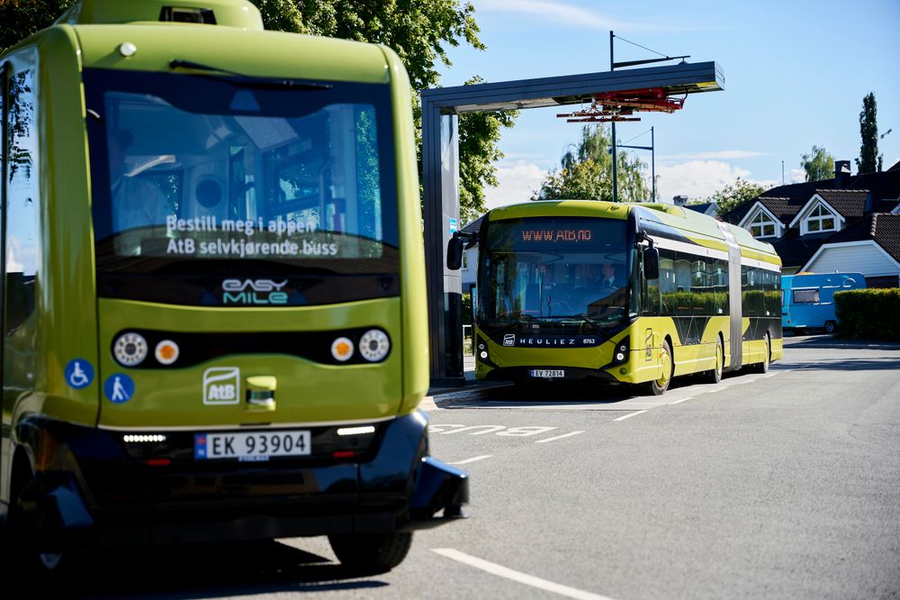 LANGTIDSPLANER: AtB ønsker å finne ut om selvkjørende busser skal bli en del av kollektivtilbudet i Trondheim når de skal investere i ny flåte i 2029.