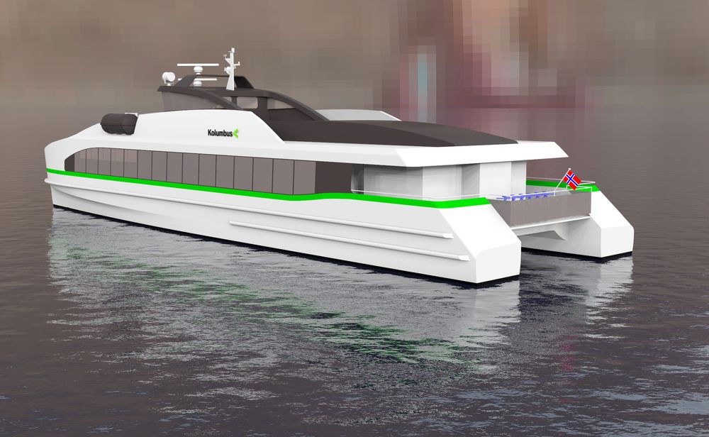 Nullutslipps hurtigbåt med plass til 147 passasjerer bygges som ledd i et EU-program – TRAM.