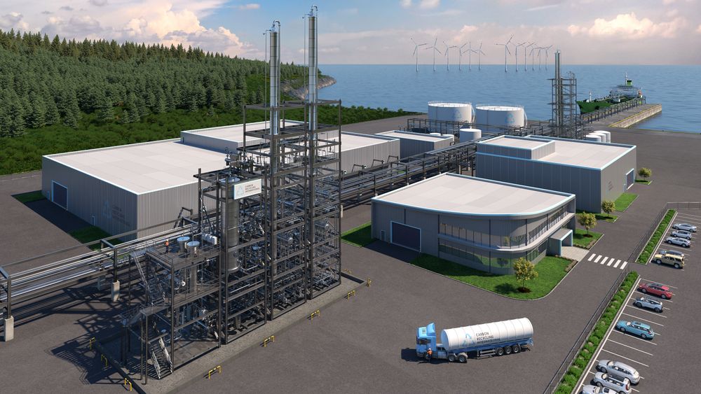 Det vil kreve 3 milliarder kroner og opptil en terawattime strøm å gjøre om hele Finnfjords CO2-utslipp til metanol. 