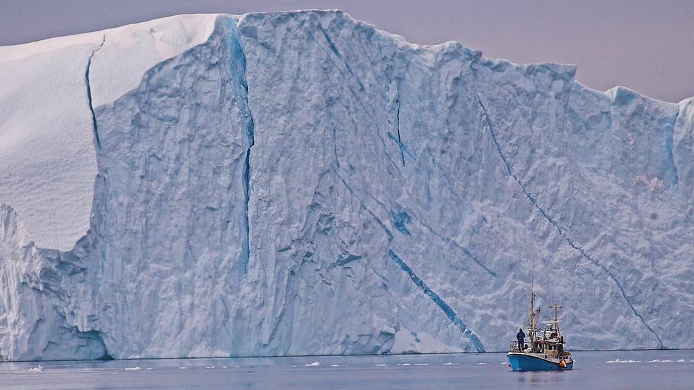 Ifølge en 2019-studie smelter isen på Grønland fire ganger så raskt som i 2003.