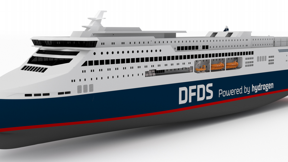 Et partnerskap med DFDS i spissen vil utvikle hydrogenferge mellom Oslo og København.