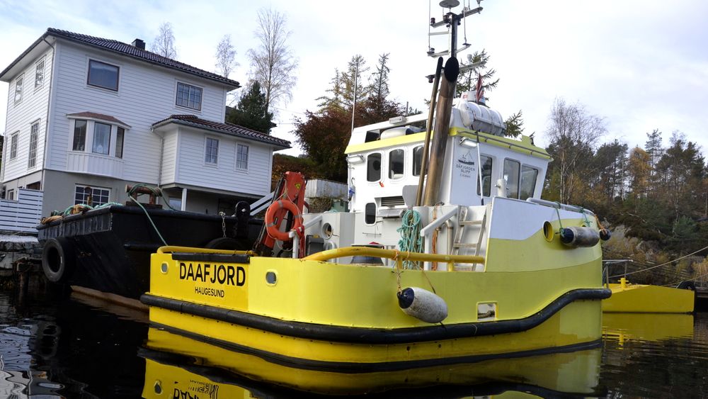 Første nybygg ved Dåfjorden Slipp på mer enn 60 år er en taubåt som blant annet skal benyttes til testing av isbryteren.