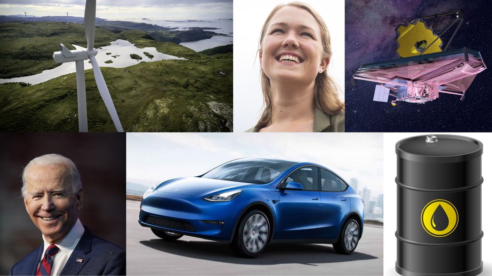 Vindkraft, Joe Biden, MDG, Tesla, Webb-teleskopet og oljeprisen: Hvor godt klarer du å se inn i spåkula?