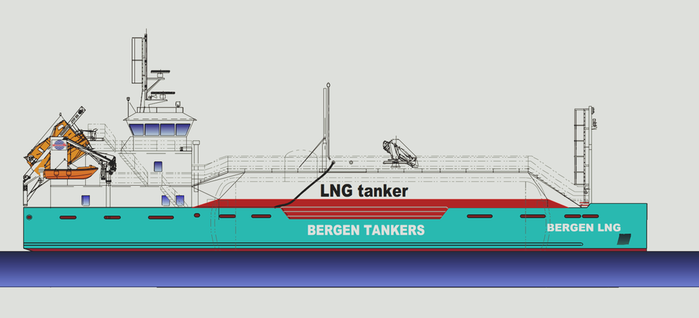 Illustrasjon av Bergen LNG.