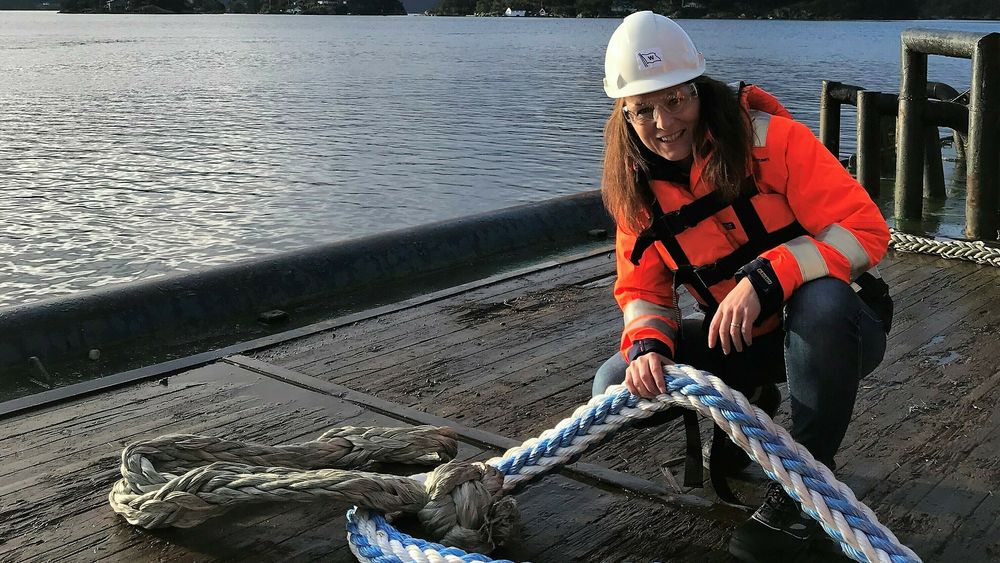 Veronika Aspelund har vært med på utviklingen av Snap Back Arrestor i Timm Ropes. Nå er hun Business Manager Ropes i Wilhelmsen, som overtok  Timm i 2016.