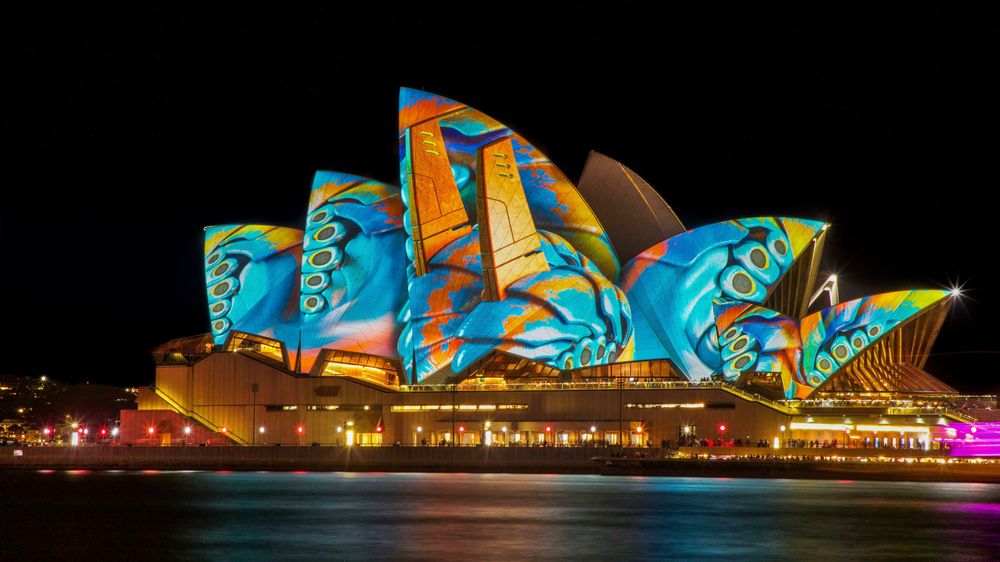 Det ikoniske operahuset i Sydney.