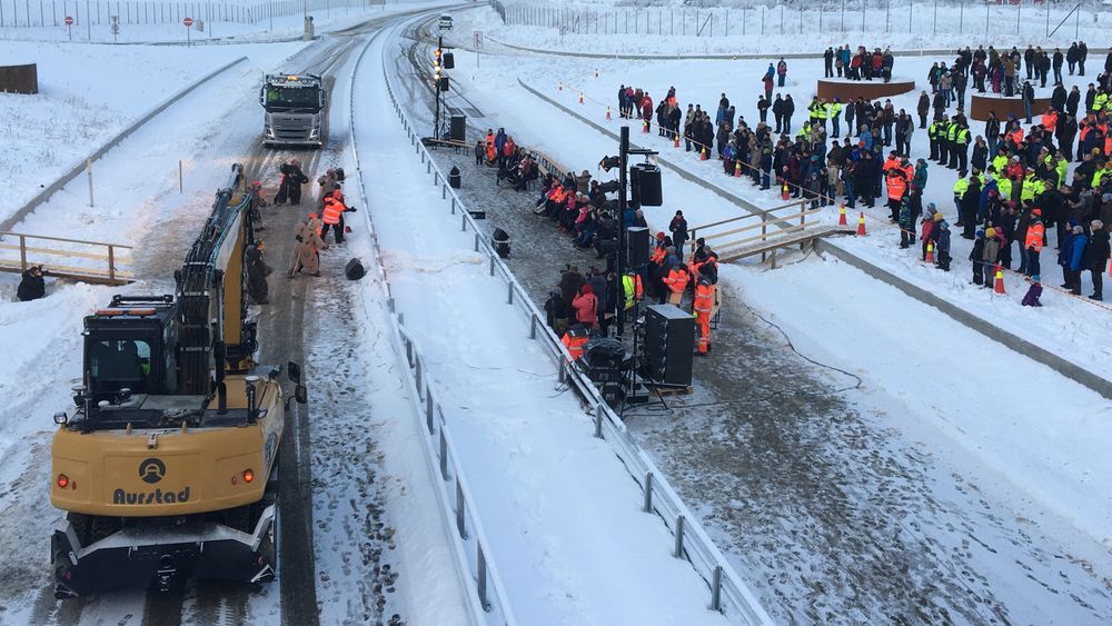 K.A. Aurstad var det største maskinentreprenørselskapet mellom Trondheim og Bergen. Her fra åpningen av E6 Frya–Sjoa i 2016.