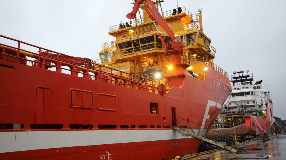 Eidesvik-skipet Viking Energy blir det første som går på ammoniakkdrevet brenselcelle . I dag er det LNG-batterihybrid framdrift.